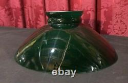 Vintage Emeralite Style Green Cased Glass Lamp Shade