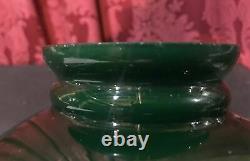 Vintage Emeralite Style Green Cased Glass Lamp Shade