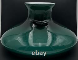 Vintage Emeralite Style Green Cased Glass Replacement Lamp Shade Tam O Shanter