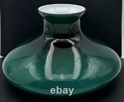 Vintage Emeralite Style Green Cased Glass Replacement Lamp Shade Tam O Shanter