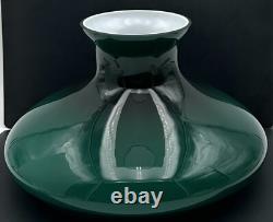 Vintage Emeralite Style Green Cased Glass Replacement Lamp Shade Tam O Shanter
