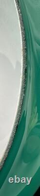 Vintage Emeralite Style Green Cased Glass Replacement Lamp Shade Tam O Shanter