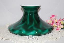 Vintage Emeralite Tam O Shanter Glass Lamp Shade Aladdin, Rayo, B&H 10 Fitter