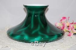 Vintage Emeralite Tam O Shanter Glass Lamp Shade Aladdin, Rayo, B&H 10 Fitter