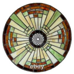 Vintage Emerson Tiffany Mission Style Glass Shade Only from a LK32 Light Kit