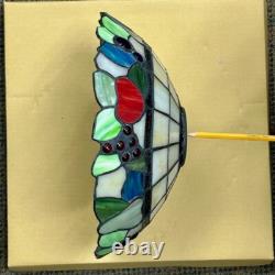 Vintage Emerson Tiffany Style Glass Shade Only from a LK34 Ceiling Fan Light Kit