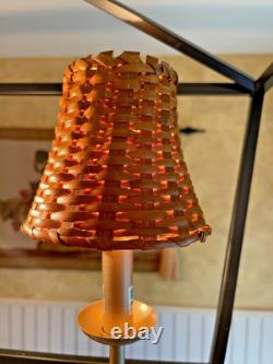 Vintage Empire Clip-On Chandelier Lamp Shade, Natural Set of 5 XLNT Condition