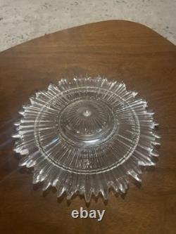 Vintage Empire Style Bronze Over Copper Shade Bouillotte & Ice Glass Flat Shade