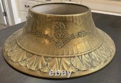 Vintage Empire Style Ornate Brass Shade Bouillotte/Oil 16 Lamp Metal Shade B69