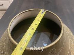 Vintage Empire Style Ornate Brass Shade Bouillotte/Oil 16 Lamp Metal Shade B69