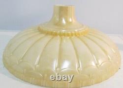Vintage Fancy Torchiere Lamp Height Adjust Floor Light Nice Original Glass Shade