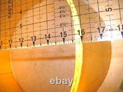 Vintage Fantastic Rawhide Leather Lamp Shade NICE