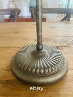 Vintage Faries-Style Copper Bankers Lamp Adjustable Arm 22 Green Glass Vintage Faries-Style Copper Bankers Lamp Adjustable Arm 22 Green Glass