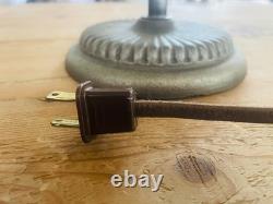 Vintage Faries-Style Copper Bankers Lamp Adjustable Arm 22 Green Glass Vintage Faries-Style Copper Bankers Lamp Adjustable Arm 22 Green Glass