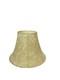 Vintage Faux Leather Lampshade Distressed Beige Tan Large Bell Brown Retro Rare