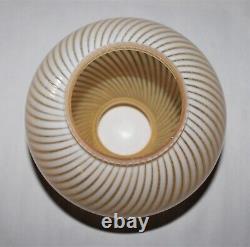 Vintage Fenton Honeysuckle Spiral Opalescent Glass Lamp Shade 9-1/4 Tall