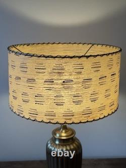 Vintage Fiberglass Lamp Shade MCM Retro 9 Tall X 17 Diam. Nice