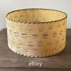 Vintage Fiberglass Lamp Shade MCM Retro 9 Tall X 17 Diam. Nice