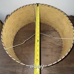 Vintage Fiberglass Lamp Shade MCM Retro 9 Tall X 17 Diam. Nice