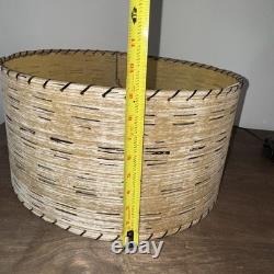 Vintage Fiberglass Lamp Shade MCM Retro 9 Tall X 17 Diam. Nice