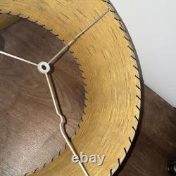 Vintage Fiberglass Lamp Shade MCM Retro 9 Tall X 17 Diam. Nice