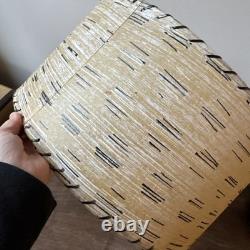 Vintage Fiberglass Lamp Shade MCM Retro 9 Tall X 17 Diam. Nice