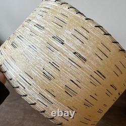 Vintage Fiberglass Lamp Shade MCM Retro 9 Tall X 17 Diam. Nice