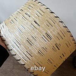 Vintage Fiberglass Lamp Shade MCM Retro 9 Tall X 17 Diam. Nice