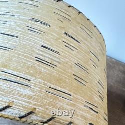 Vintage Fiberglass Lamp Shade MCM Retro 9 Tall X 17 Diam. Nice