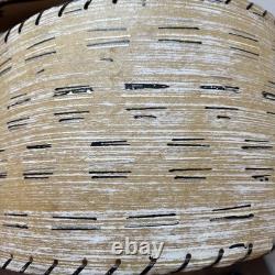 Vintage Fiberglass Lamp Shade MCM Retro 9 Tall X 17 Diam. Nice