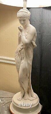 Vintage Figural Greek/Roman Woman/Goddess Statue Table Lamp 46