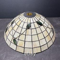 Vintage Floral Tiffany Style Stained Glass Pendant Hanging Lamp Light Shade 15