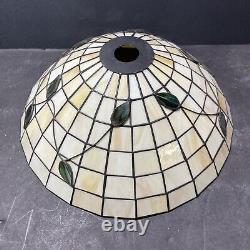 Vintage Floral Tiffany Style Stained Glass Pendant Hanging Lamp Light Shade 15