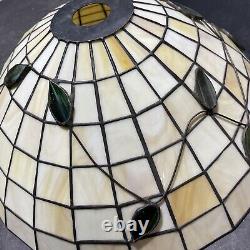 Vintage Floral Tiffany Style Stained Glass Pendant Hanging Lamp Light Shade 15