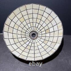 Vintage Floral Tiffany Style Stained Glass Pendant Hanging Lamp Light Shade 15