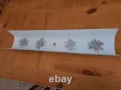 Vintage Floral Vanity Glass Light Shade 24 Bathroom Cover Mid Century