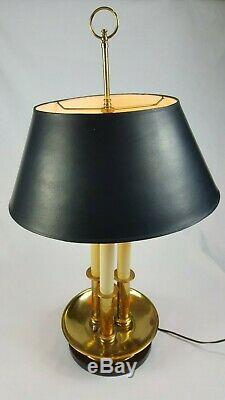 Vintage Frederick Cooper Three Candlestick Table Lamp with Original Signed Shade