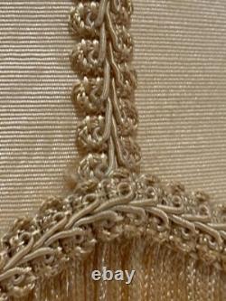 Vintage French Victorian Bell Lamp Shade Large 17.5 x 16 Tall 1.5