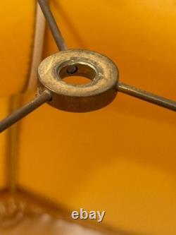 Vintage French Victorian Bell Lamp Shade Large 17.5 x 16 Tall 1.5