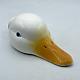 Vintage George Kovacs Ceramic Goose Head Light Lamp Shade Fixture Rare Excellent