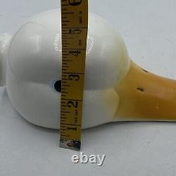 Vintage George Kovacs Ceramic Goose Head Light Lamp Shade Fixture RARE Excellent