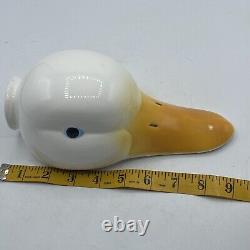 Vintage George Kovacs Ceramic Goose Head Light Lamp Shade Fixture RARE Excellent