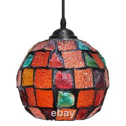 Vintage Glass Globe Ceiling Hanging Pendant Light Shade Mosaic Lighting M0105
