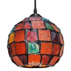 Vintage Glass Globe Ceiling Hanging Pendant Light Shade Mosaic Lighting M0105