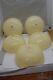 Vintage Glass Hanging Light Shades 5 1/2 X 3 1/2 Round Lot Of 5