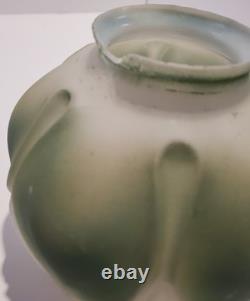 Vintage Glass Lotus Lampshade Pair 4 Tall 3.75 Base Diameter Please Read