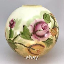 Vintage? Gone? With? The? Wind? Ball? Globe? Shade Roses Oil? Banquet? Lamp