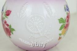 Vintage Gone With The Wind Hurricane Student Lamp Shade Embossed Spinning Wheel