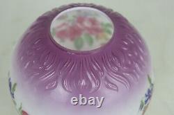 Vintage Gone With The Wind Hurricane Student Lamp Shade Embossed Spinning Wheel