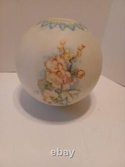 Vintage Gone With The Wind Round Globe Ball Oil/Banquet Lamp Shade